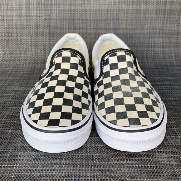 Vans Classic Slip On Checkerboard Black/Beige
Skate Shoes Men's 4.5 Women's 6 - Picture 5 of 13